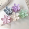 Hair Shark Clip Women's Plant Flowers Style Stamping Process