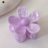 Hair Shark Clip Women's Plant Flowers Style Stamping Process