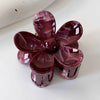 Hair Shark Clip Women's Plant Flowers Style Stamping Process