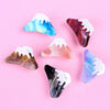 Hair Tail Clip Grabber Acrylic Simple Geometric Sculpture Women's Hair Accessory