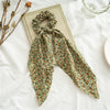 Hair Tie Cloth Horsetail Floral Ribbon Large Bowel Ring Style Headwear Seiko Craft