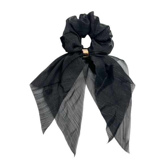 Hair Tie Cloth Sweet Style Double Layer Bow High Elasticity Pure Handmade Hair Accessory