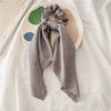 Hair Tie Cloth Threedimensional Satin Large Ribbon High Elasticity Seiko