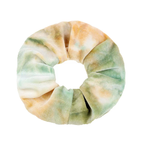 Hair Tie Cloth Velvet Tiedye Printed And Dyed Handmade Round Shape