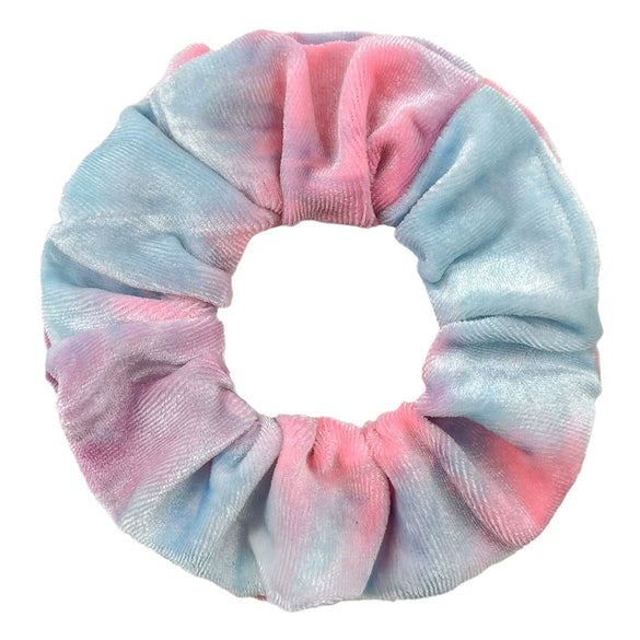 Hair Tie Cloth Velvet Tiedye Printed And Dyed Handmade Round Shape