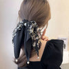 Hair Tie Fabric Handmade Bow Tie Rope Women's Ponytail Hair Accessory With High Elasticity