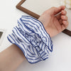Hair Tie Flannel Handmade Large Intestine Shape Striped Polka Dot High Elasticity