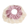 Hair Tie Flannel Handmade Large Intestine Shape Striped Polka Dot High Elasticity