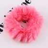 Hair Tie Headwear Imitation Rabbit Hair Solid Color Plush Fur Ball Handmade