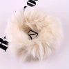 Hair Tie Headwear Imitation Rabbit Hair Solid Color Plush Fur Ball Handmade