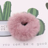 Hair Tie Headwear Imitation Rabbit Hair Solid Color Plush Fur Ball Handmade