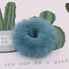 Hair Tie Headwear Imitation Rabbit Hair Solid Color Plush Fur Ball Handmade