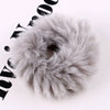 Hair Tie Headwear Imitation Rabbit Hair Solid Color Plush Fur Ball Handmade