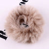Hair Tie Headwear Imitation Rabbit Hair Solid Color Plush Fur Ball Handmade