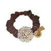 Hair Tie Pearl Handmade Camellia Flower Style For Women