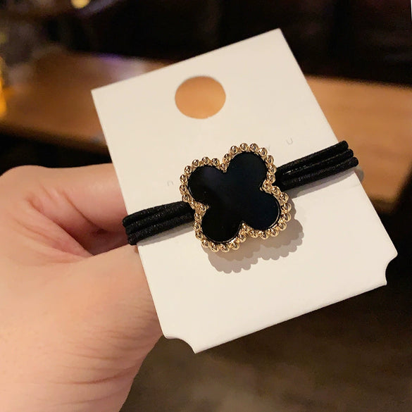 Hair Tie Plastic Resin Handmade High Elasticity Hair Accessory For Women