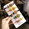 Hair Tie Ponytail Holder Hair Accessory For Women Handmade Plastic Resin High Elasticity