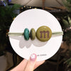 Hair Tie Ponytail Holder Hair Accessory For Women Handmade Plastic Resin High Elasticity