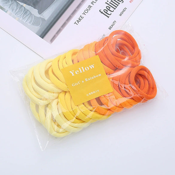 Hair Ties Fabric Knitting High Elasticity Little Fresh Style