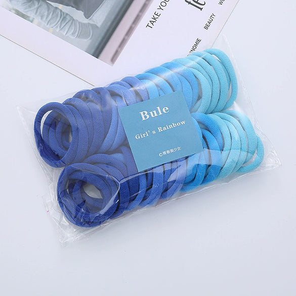 Hair Ties Fabric Knitting High Elasticity Little Fresh Style