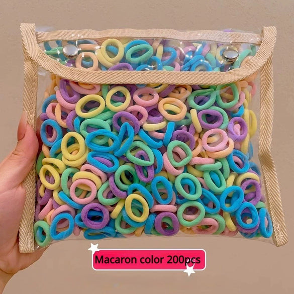 Hair Ties Fabric Knitting High Elasticity Little Fresh Style