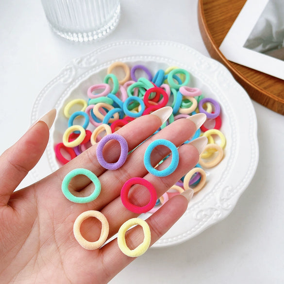 Hair Ties Fabric Knitting High Elasticity Little Fresh Style