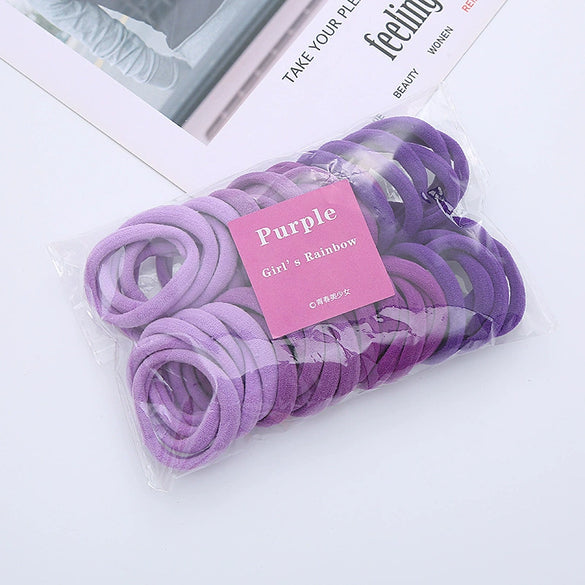 Hair Ties Fabric Knitting High Elasticity Little Fresh Style