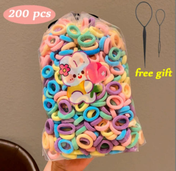 Hair Ties Fabric Knitting High Elasticity Little Fresh Style