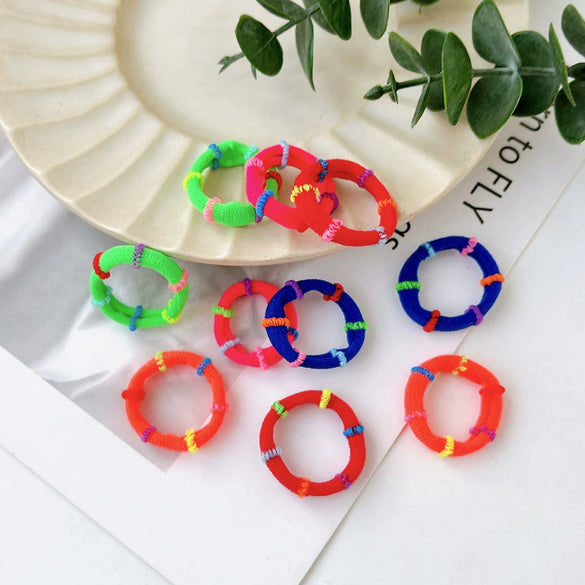 Hair Ties Fabric Knitting High Elasticity Little Fresh Style
