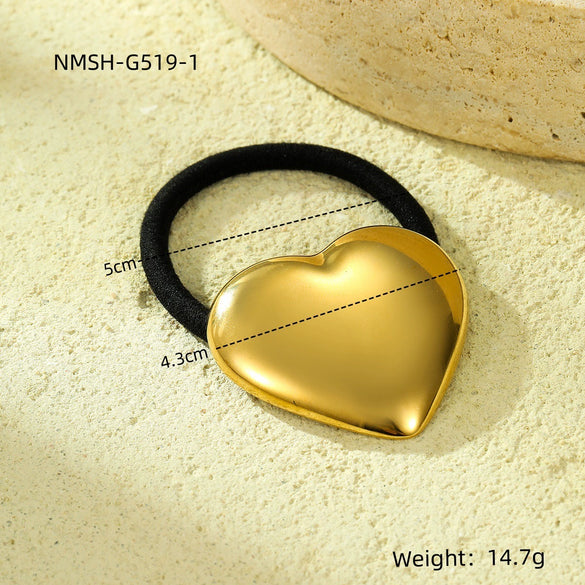 Hair Ties Geometric Stainless Steel Electroplated High Elastic Headband