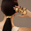 Hair Ties Geometric Stainless Steel Electroplated High Elastic Headband