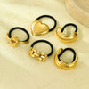 Hair Ties Geometric Stainless Steel Electroplated High Elastic Headband