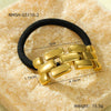 Hair Ties Geometric Stainless Steel Electroplated High Elastic Headband