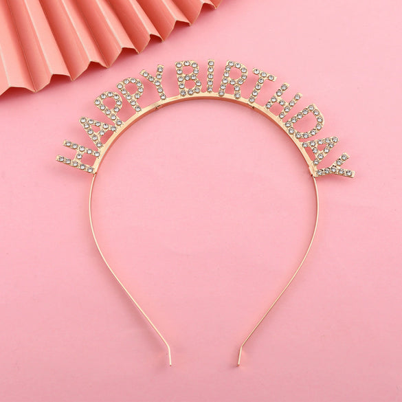 Hairband Hairpin Metal Semimanual And Semimechanical Birthday Party Photo Props Decoration