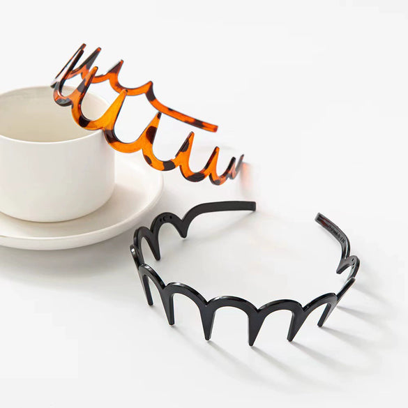 Hairband Plastic Resin Fashion Ol Geometric Painted