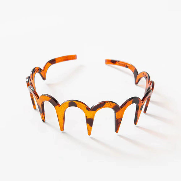 Hairband Plastic Resin Fashion Ol Geometric Painted