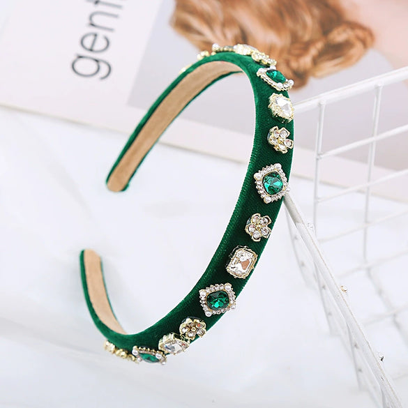 Hairband Rhinestone Geometric Light Luxury Style