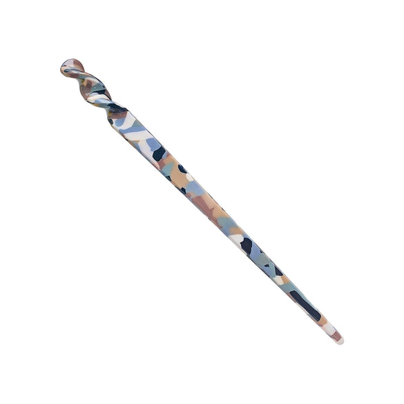 Hairpin Acetic Acid Plate Retro Spiral Pattern Hair Accessories