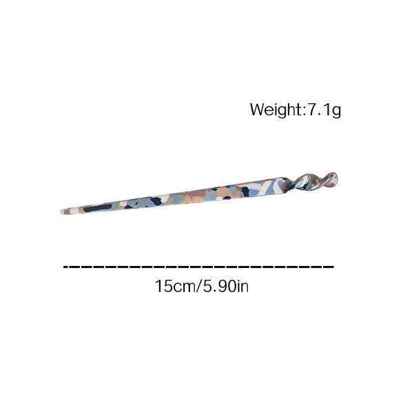 Hairpin Acetic Acid Plate Retro Spiral Pattern Hair Accessories