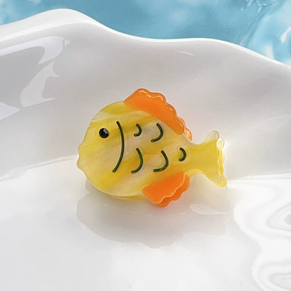 Hairpin Acetic Acid Sea Life Animals Handmade Mini Clip For Girls