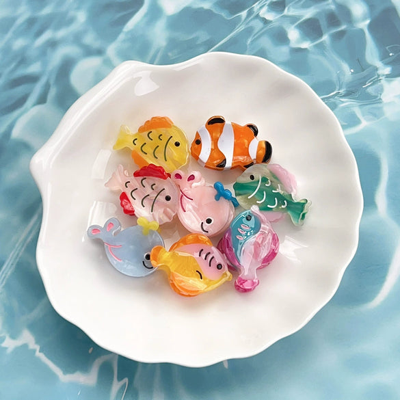 Hairpin Acetic Acid Sea Life Animals Handmade Mini Clip For Girls