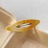 Hairpin Acrylic Color Wave Handmade Spring Clip Retro Style For Women