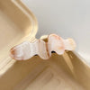 Hairpin Acrylic Color Wave Handmade Spring Clip Retro Style For Women