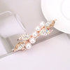Hairpin Alloy Electroplating Three Layer Electroplating Bow Rhinestone Women's Hair Accessories