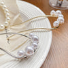 Hairpin Alloy Pearl Ushaped Handmade Retro Women's Hair Accessories
