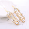 Hairpin Artificial Crystal And Zinc Alloy Geometric Heartshaped Pearl Hair Accessories For Female Wholesale