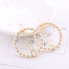 Hairpin Artificial Crystal And Zinc Alloy Geometric Heartshaped Pearl Hair Accessories For Female Wholesale