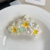 Hairpin Egg Flower Gradient Style Polishing Headwear