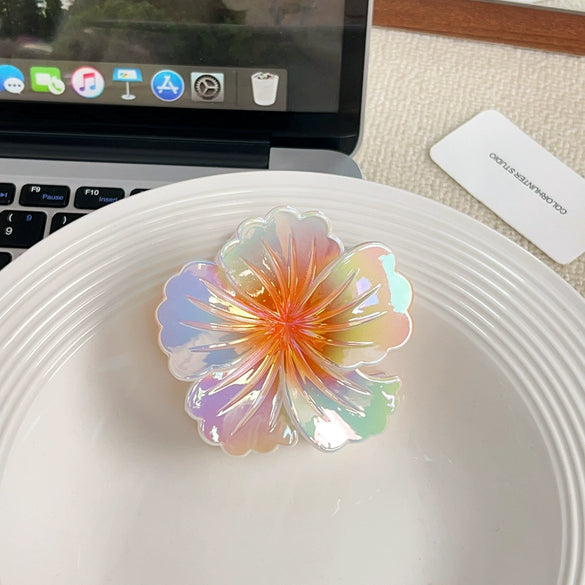 Hairpin Egg Flower Gradient Style Polishing Headwear