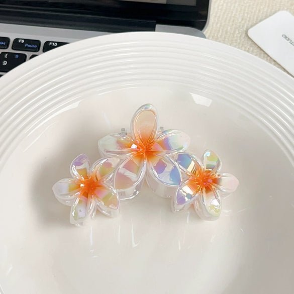 Hairpin Egg Flower Gradient Style Polishing Headwear